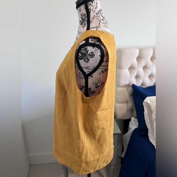 Two BR Blouses (White & Mustard) - Picture 4 of 10